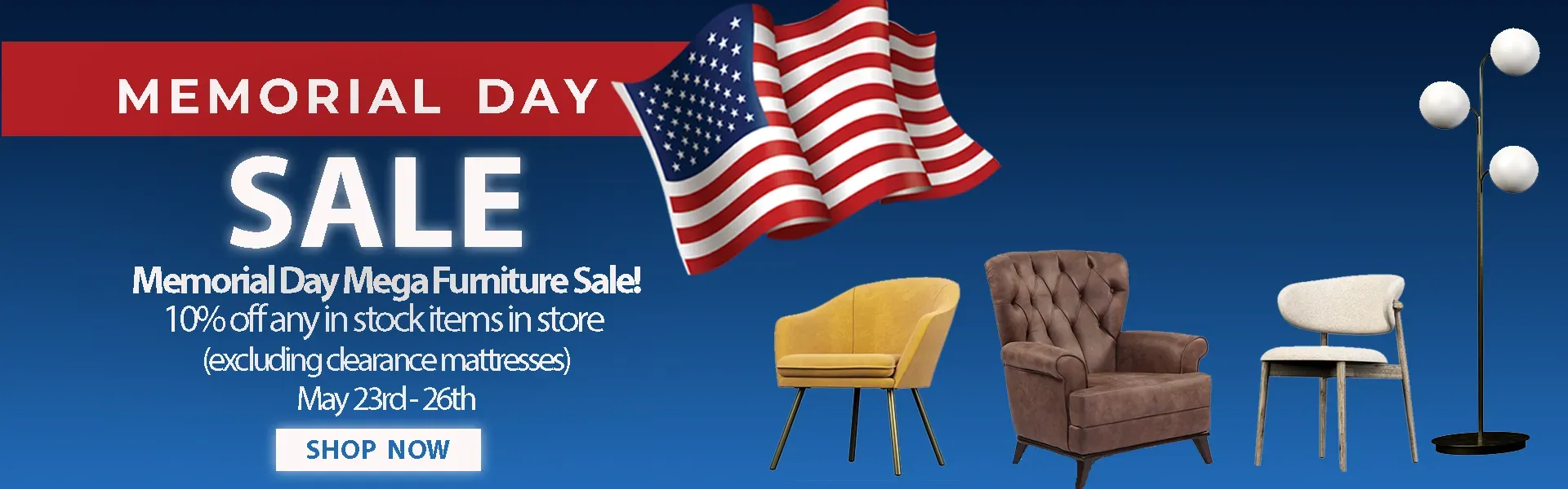 Shop our Memorial Day Sale NOW!